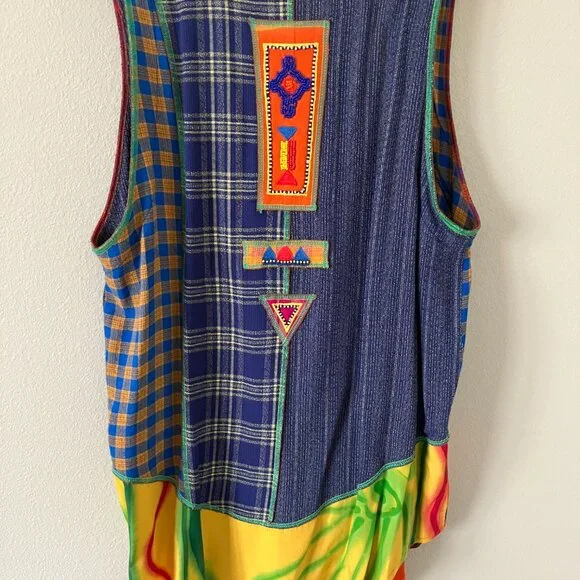 Faith (by Celia Forrester) Medium Beaded Multicolor Vest - Picture 3 of 6